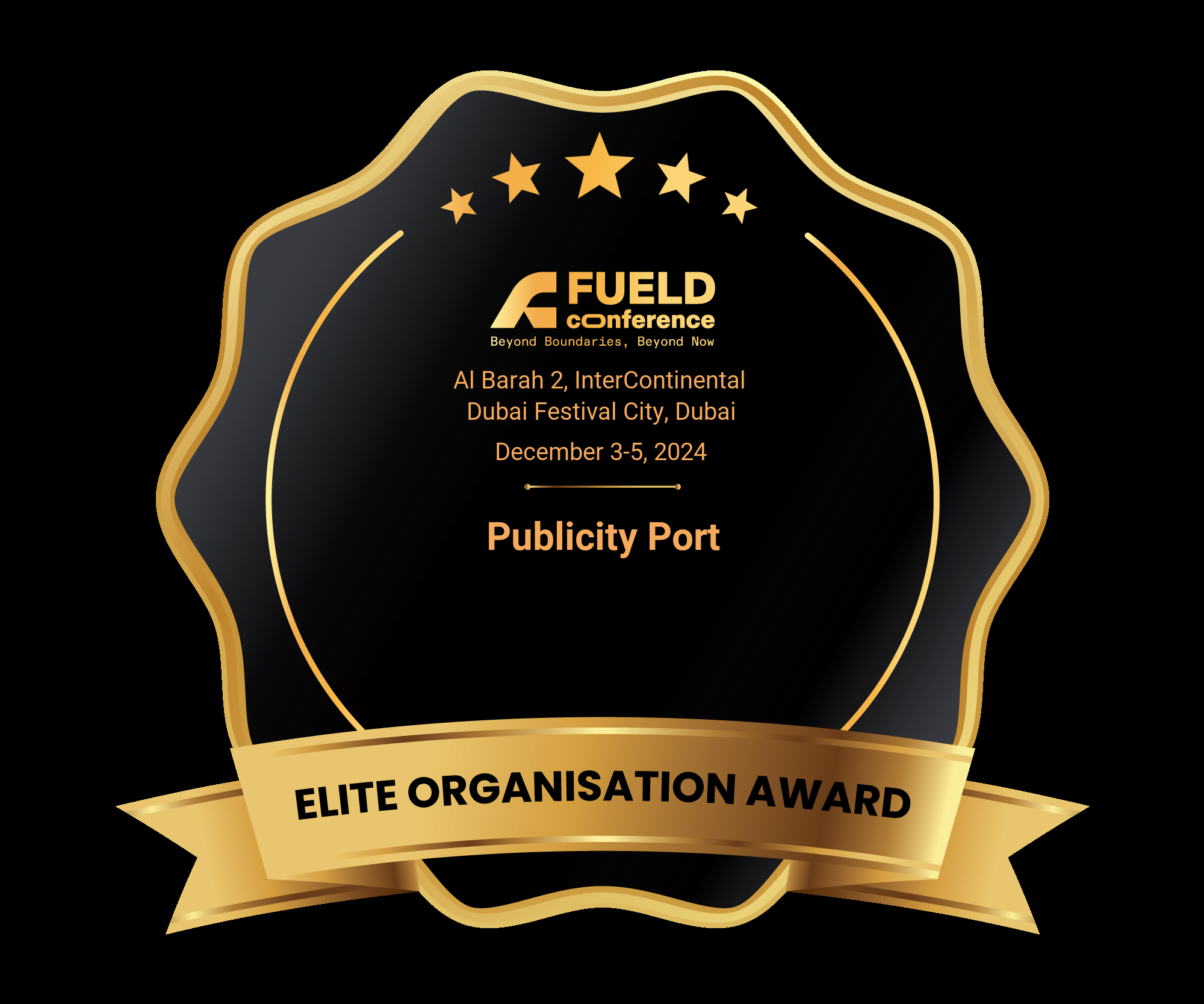 FUELD Conference Elite Organisation Award seal
