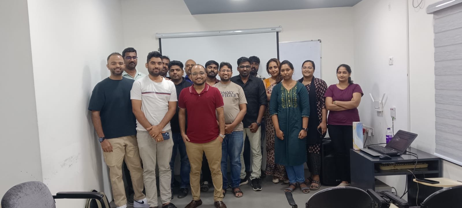 Group photo after the AI workshop — February 2025